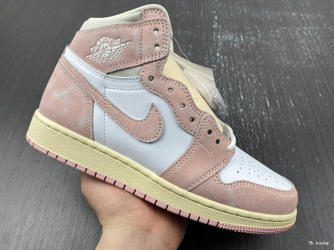 Reps TBK High Retro (Women's) Air Jordan FD2596-600 Washed Pink 1 OG 0818